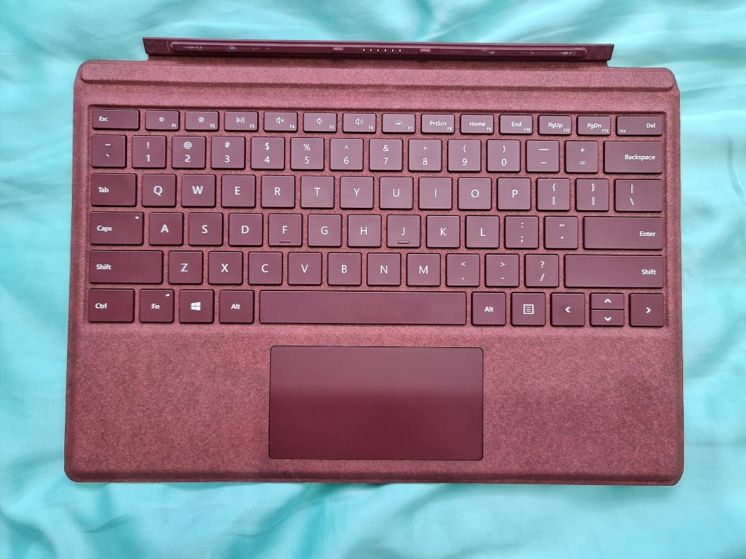 Microsoft Surface Pro Type Cover Burgundy keyboard, Computers & Tech
