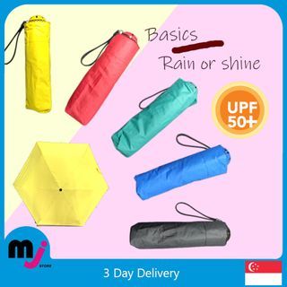 Mini (Small) Foldable Umbrella | UV UPF 50+ | Fast Drying | Manual Open and Close | For Ladies