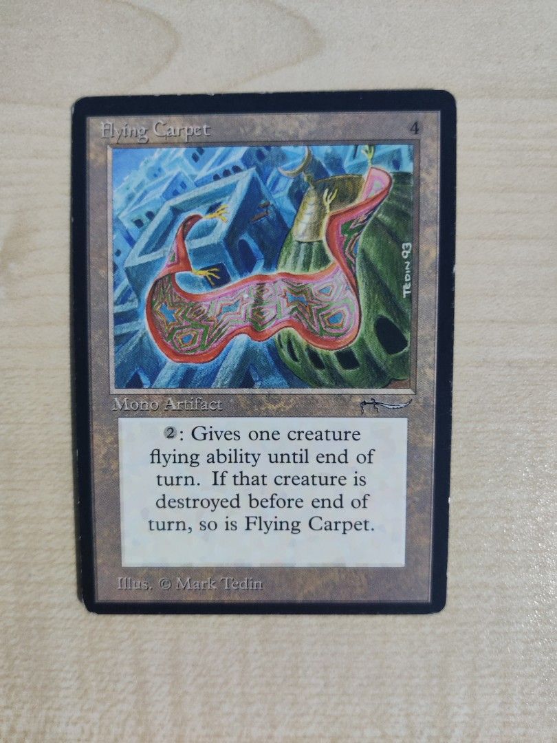 MTG Flying Carpet Arabian Nights MP, Hobbies & Toys, Toys & Games on