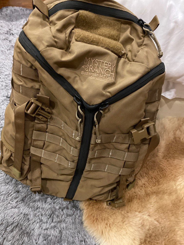 Mystery Ranch 3 Day Assault Pack (Coyote Brown), Men's Fashion, Bags