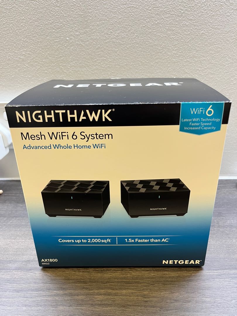Night Hawk Mesh System Wifi 6 Netgear Nighthawk Mesh WiFi 6 System, Computers & Tech, Parts