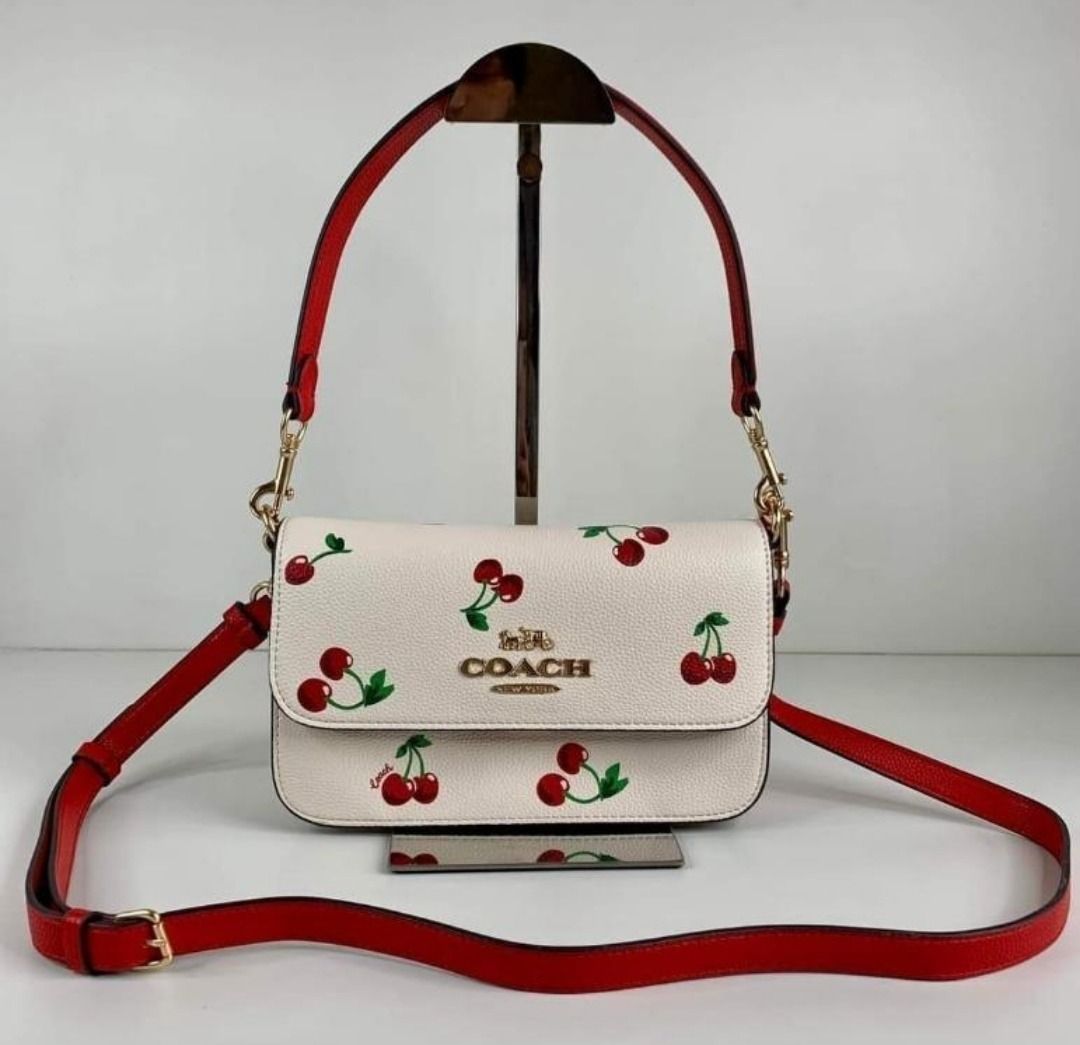 Coach cherry new arrivals print bag