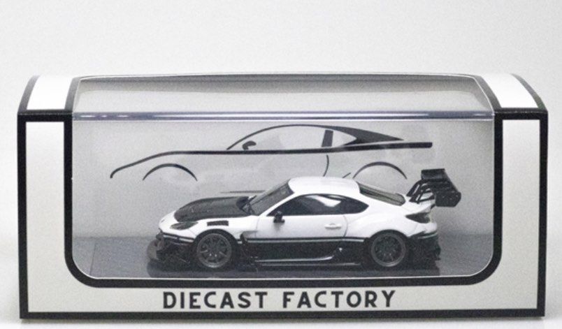 NEW) YM model x Diecast Factory 1/64 Toyota GR86 Custom Widebody 