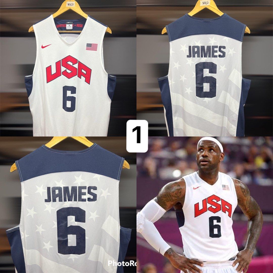 BASKETBALL JERSEY TEAM USA, Men's Fashion, Activewear on Carousell