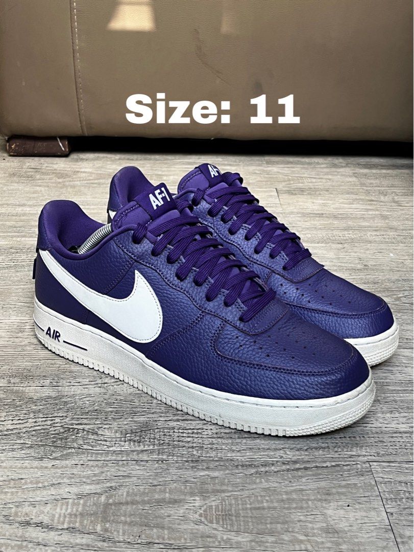 Nike air force 1 nba purple top