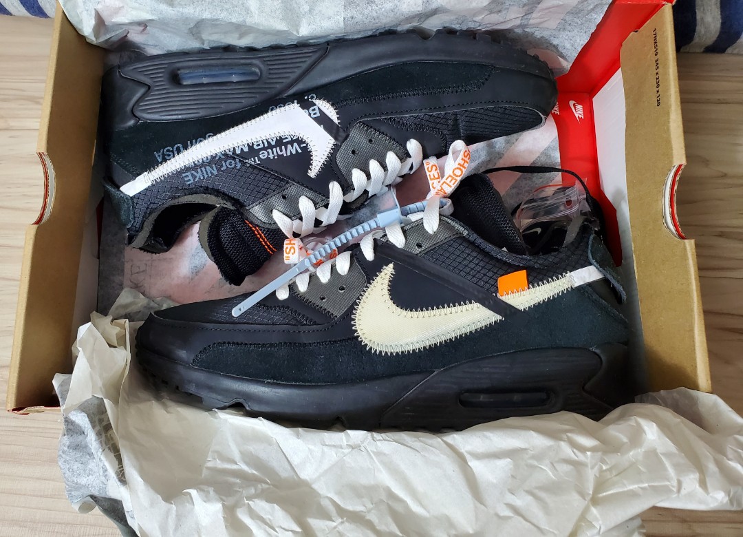 Nike off white the ten Air Max 90, 他的時尚, 鞋, 運動鞋在旋轉拍賣