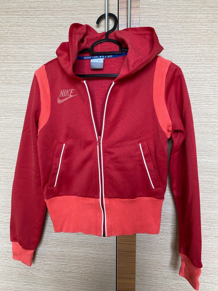 Red nike clearance jacket womens