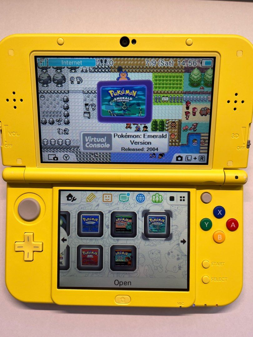 CHEAPEST Nintendo New 3DS XL Pikachu (MODDED with CFW) , Video Gaming