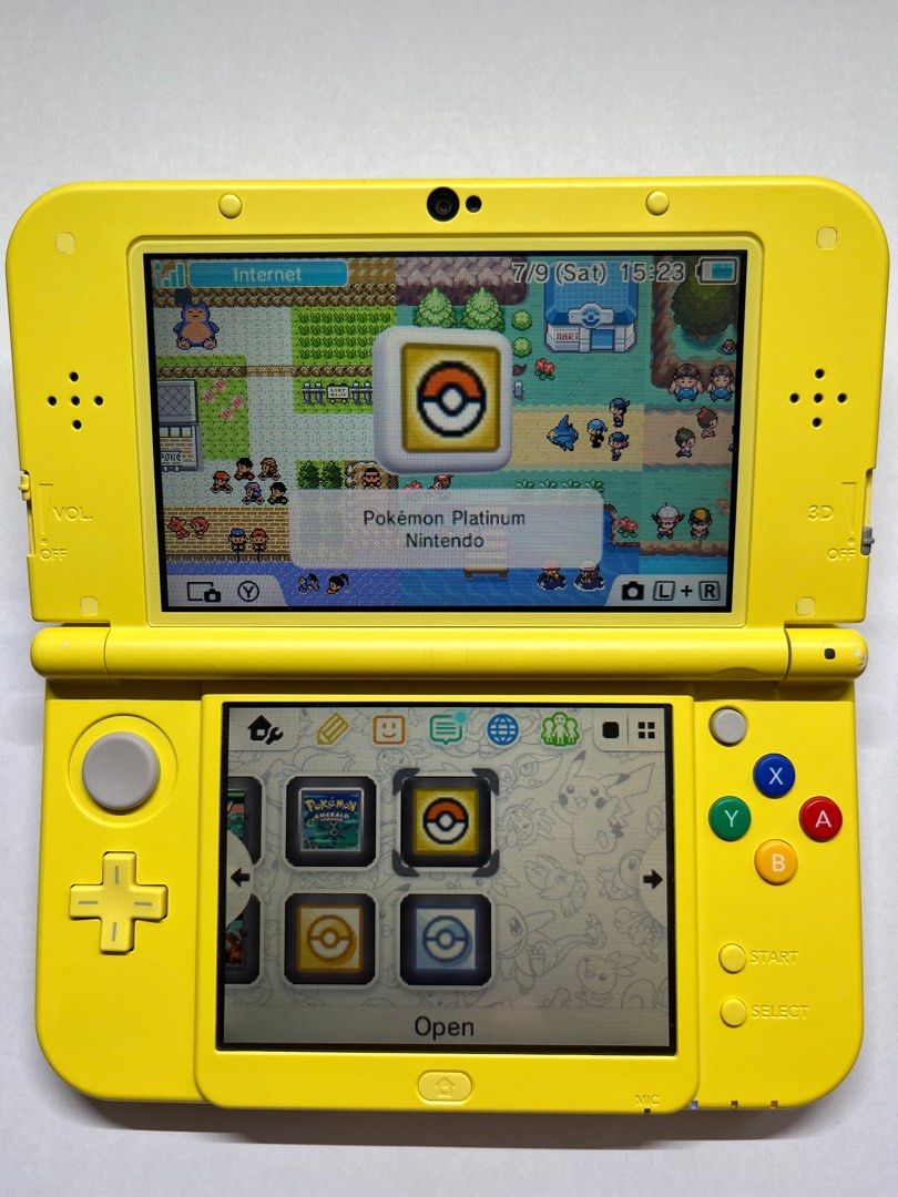 CHEAPEST Nintendo New 3DS XL Pikachu (MODDED with CFW) , Video Gaming
