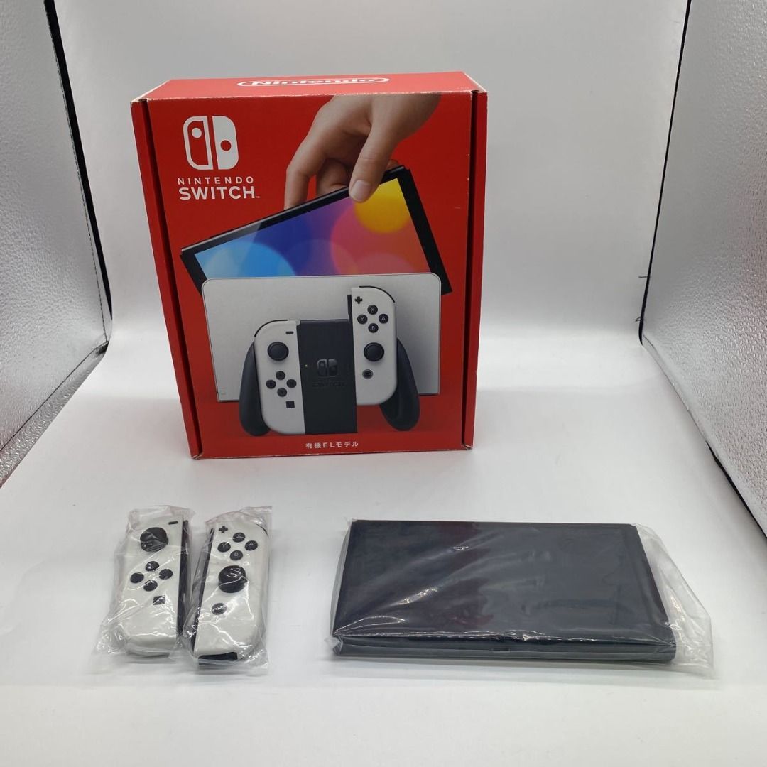 Nintendo Switch有機EL型號白☆美品Nintendo Switch本體, 電子遊戲
