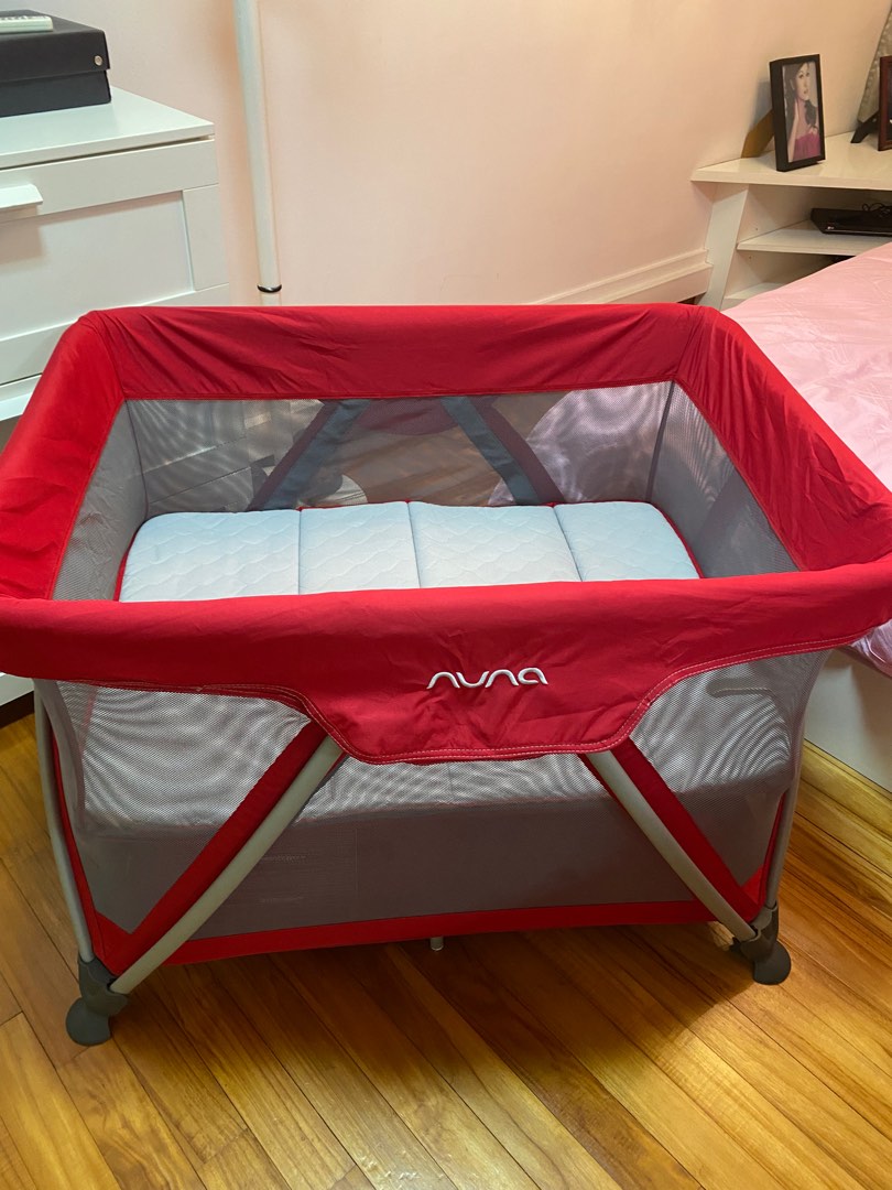 Nuna travel cot, Babies & Kids, Baby Nursery & Kids Furniture, Cots