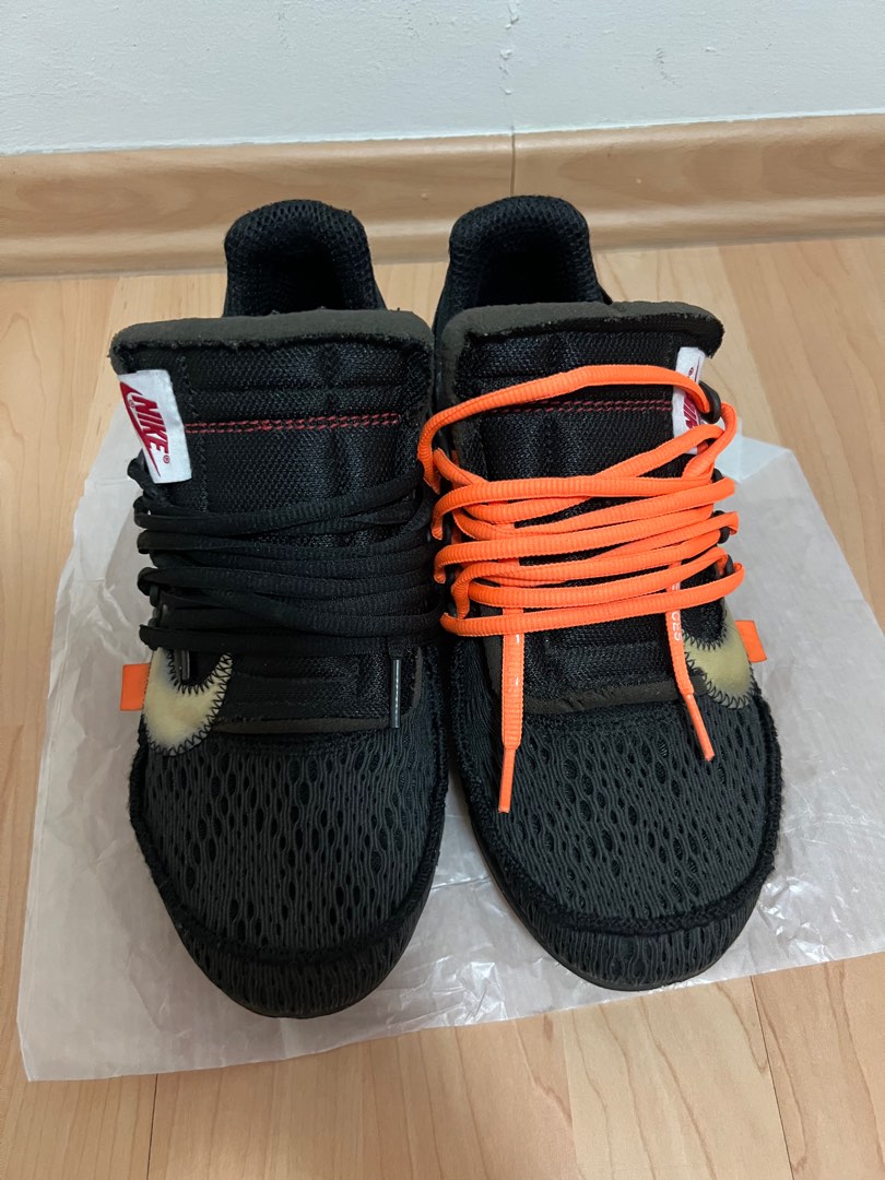 Off White Presto Black Men s Fashion Footwear Sneakers on Carousell