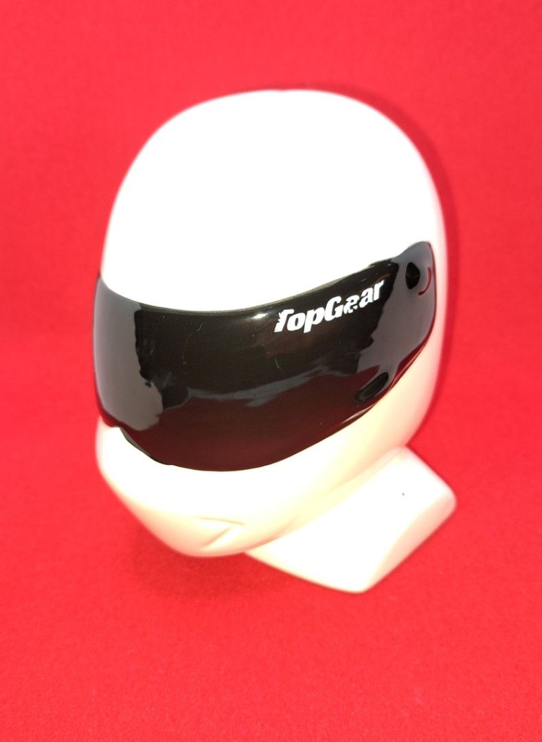 Official BBC Top Gear The Stig Ceramic Money Box White Black Helmet Piggy Bank, Hobbies & Toys