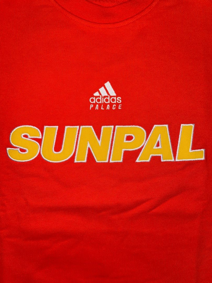 Palace adidas discount crewneck orange
