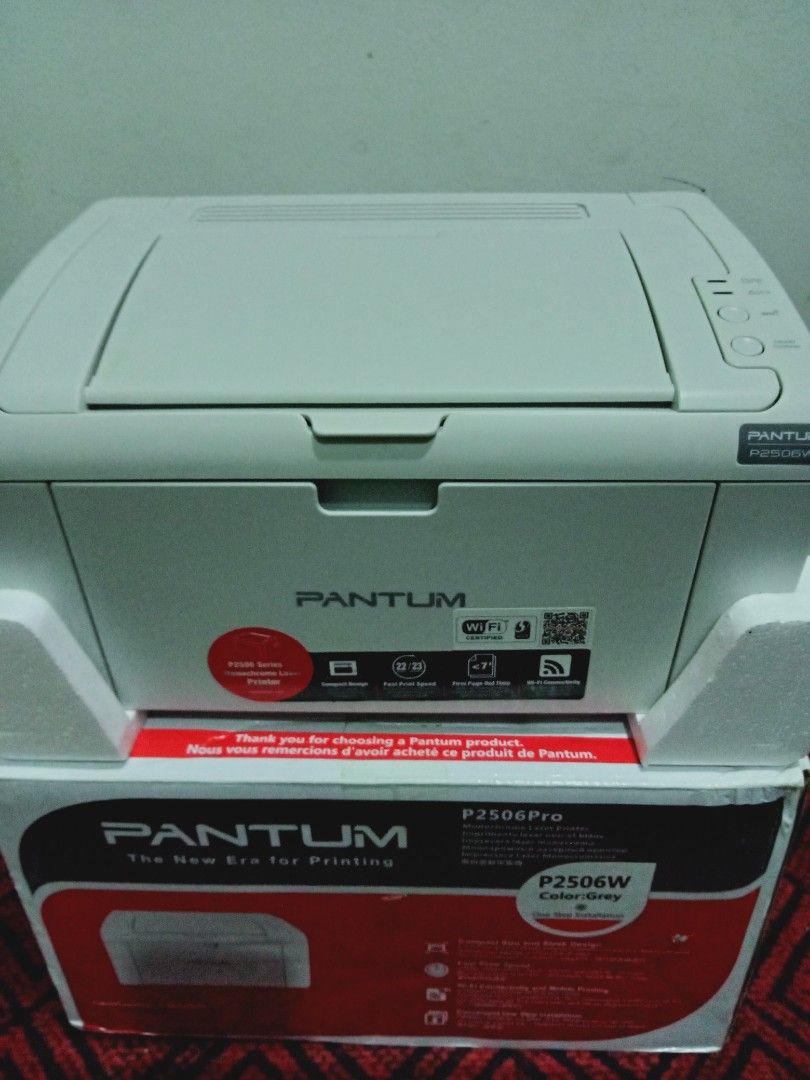 Pantum Printer Wireless + Toner, Computers & Tech, Printers, Scanners