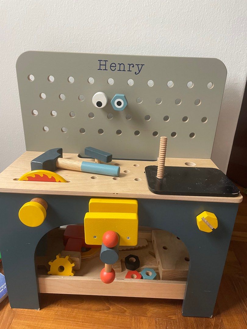 Personalised wooden tool bench deals