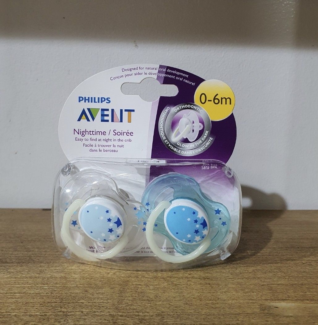 10 packs of 2 Philips Avent Nighttime Pacifier (06m), Babies & Kids