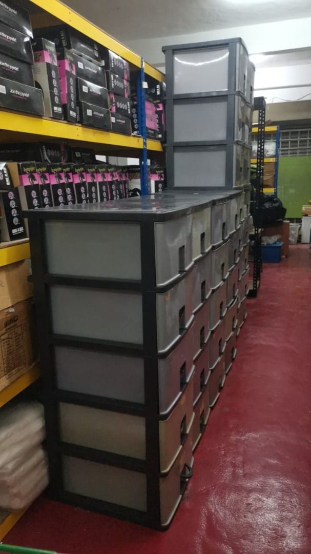 Plastic Storage Drawers FOR SALE., Furniture & Home Living, Furniture