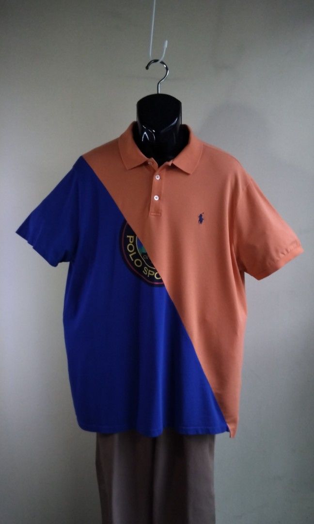 ralph lauren colour block polo