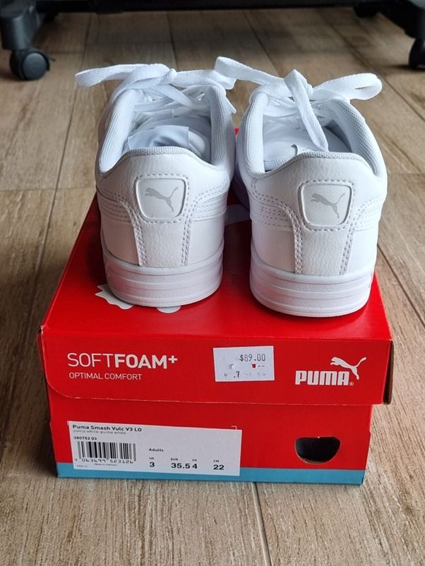Puma smash vulc white online