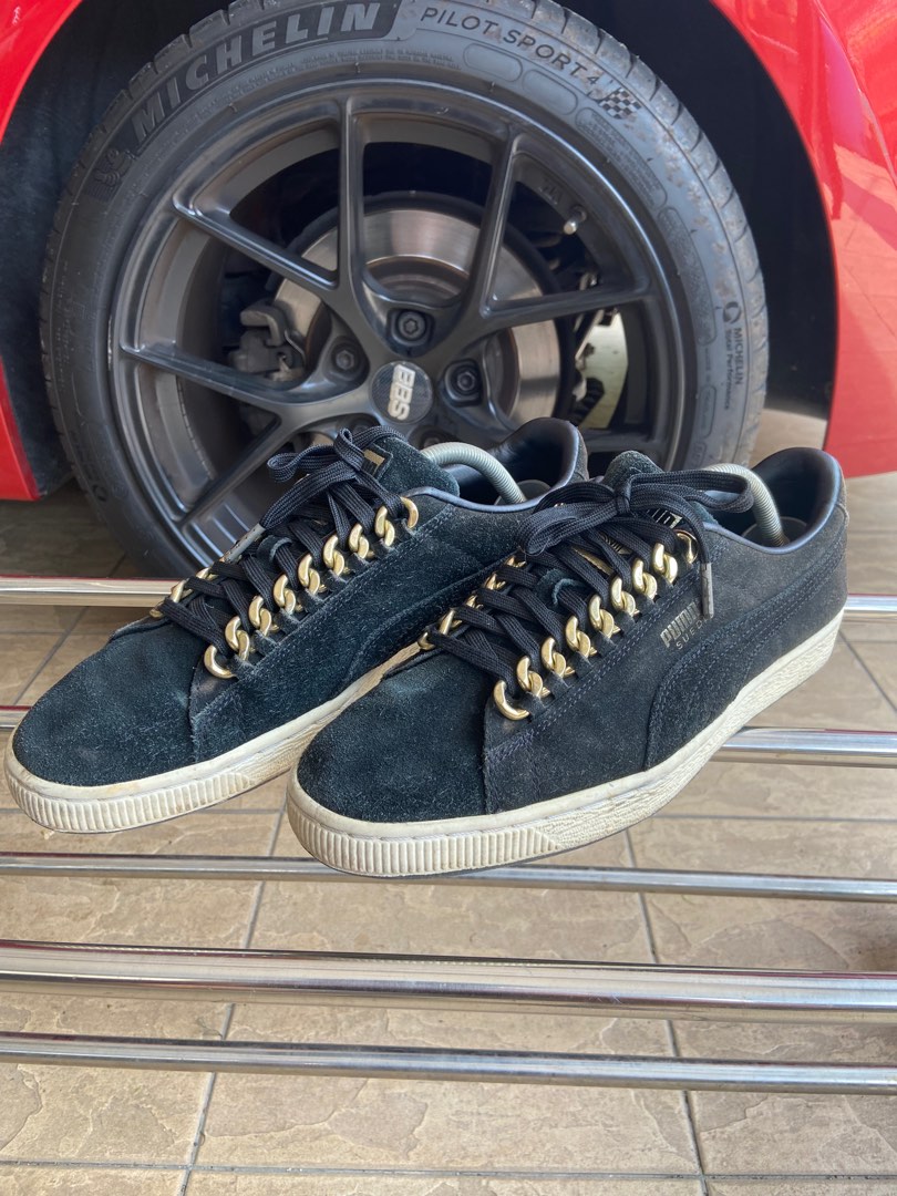 Puma suede chain sneakers store