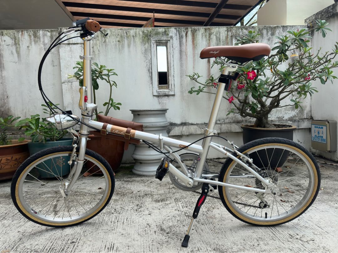 Raleigh Classic folding bike silver