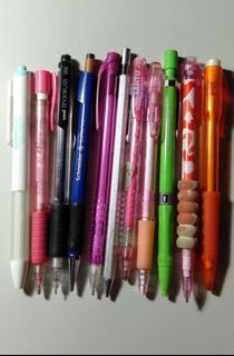Random Mechanical Pencils /branded + erasers