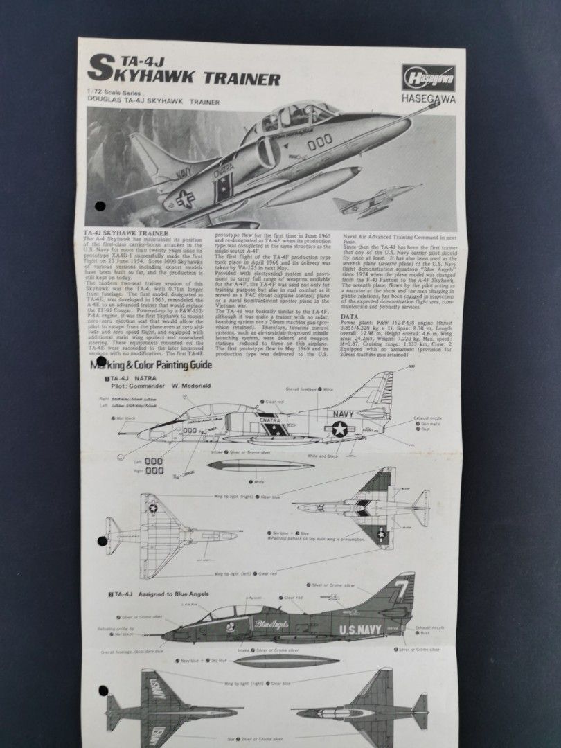 Rare RSAF A4 Trainer aircraft model, Hobbies & Toys, Memorabilia ...