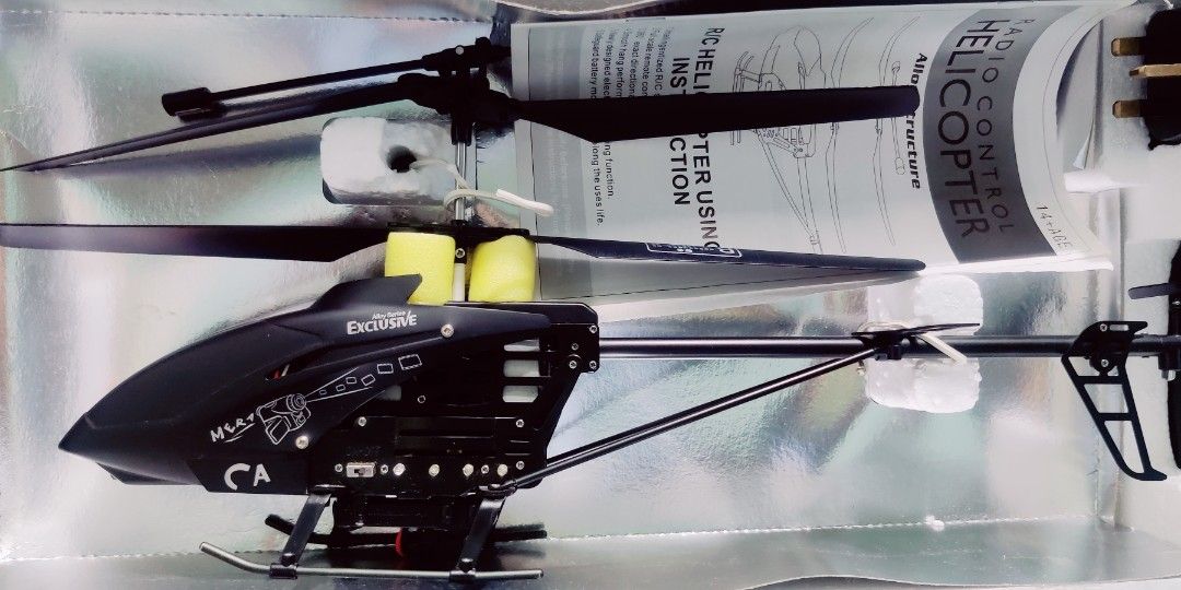 RC Helicopter with camera (Category: Remote Control Toys) located in Makati City. Submitted by franco31 (Listing ID 1195081242, Image 1). Description: Brandnew but without Lipo battery With camera, SD card and USB card reader. Imported from abroad, airline requests to dispose the lipo battery..