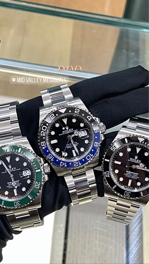 Rolex GMT MASTER II AND SUBAMARINER