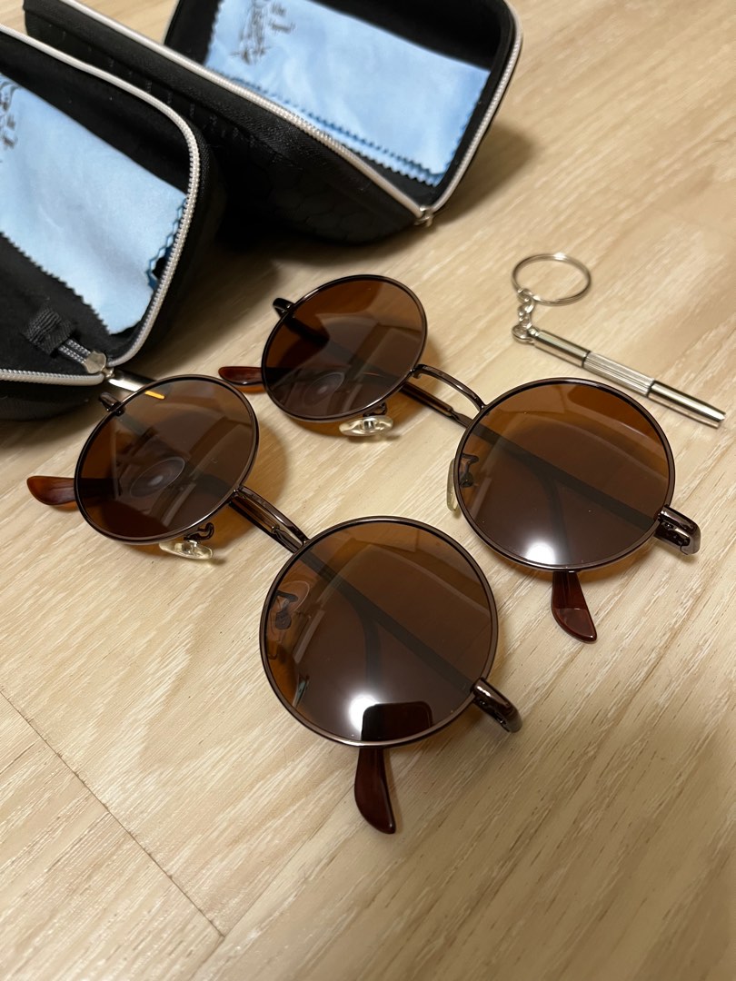 Round sunglasses, Women's Fashion, Watches & Accessories, Sunglasses