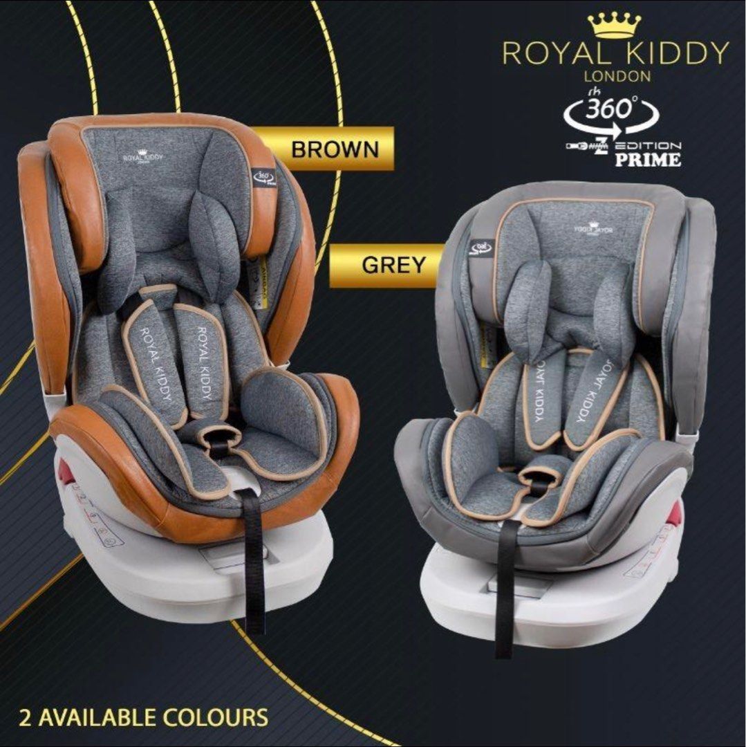 Royal Kiddy 360 Baby Car Seat Brown Babies Kids Going Out