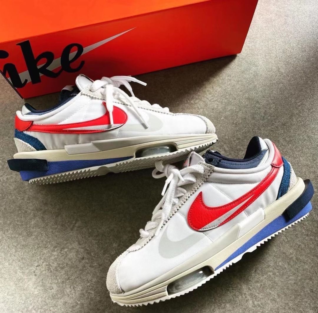 📣[現貨優惠]🛒sacai x Nike Zoom Cortez SP “White and University