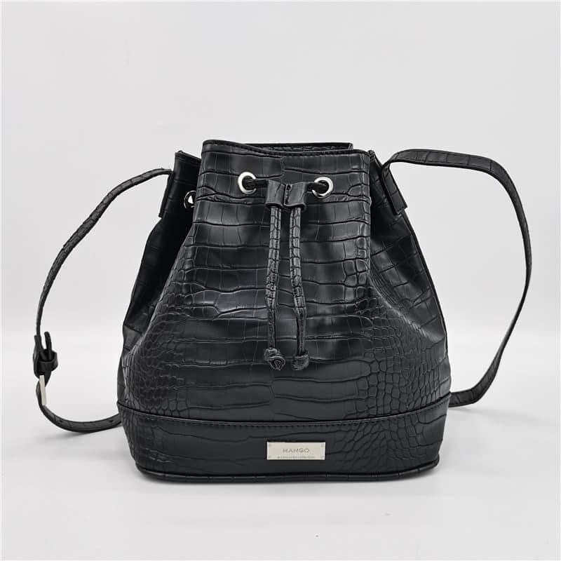 Mango croc bucket bag on sale