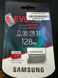 Samsung 128GB SD CARD EVO PLUS