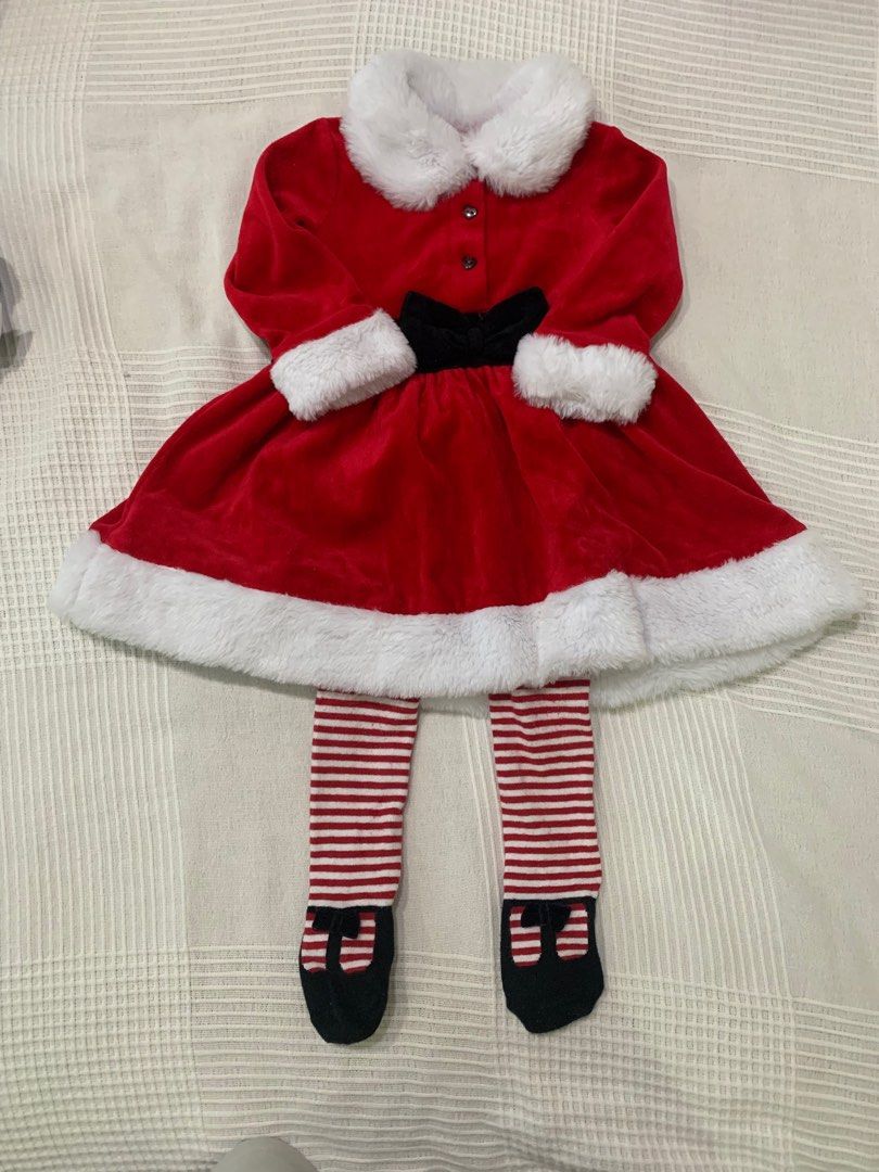 Santa rina christmas dress 6 9 months
