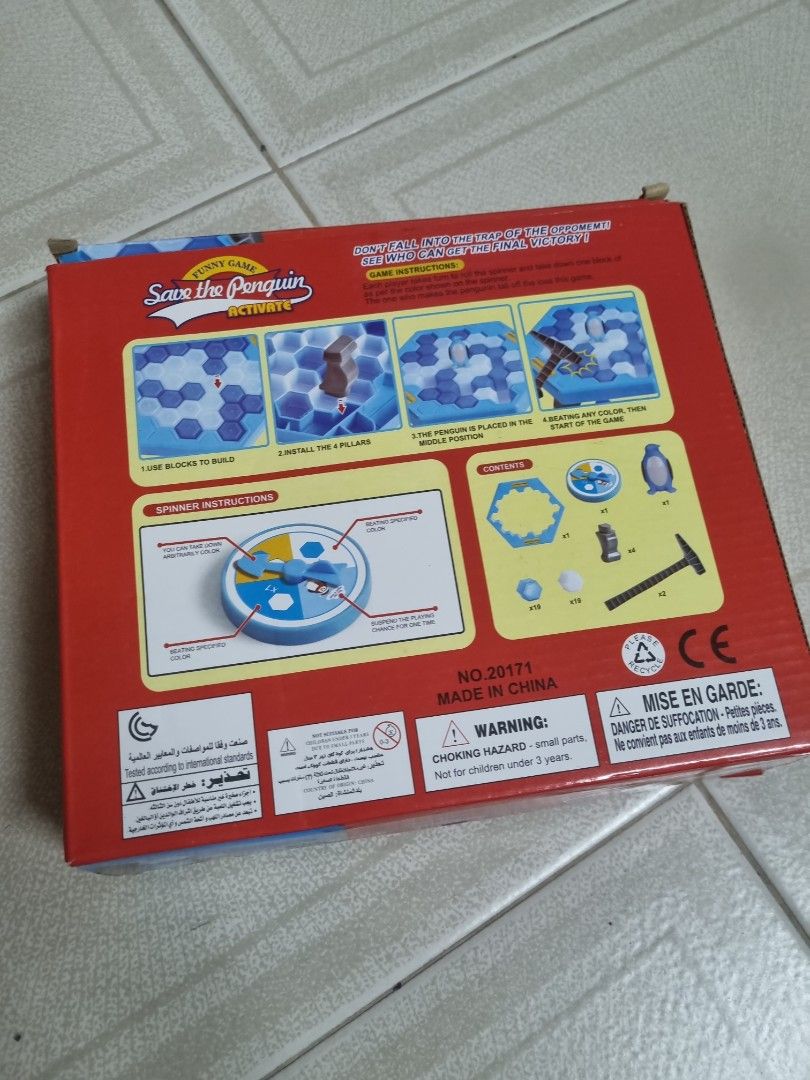 Save the Penguin Game, Hobbies & Toys, Toys & Games on Carousell
