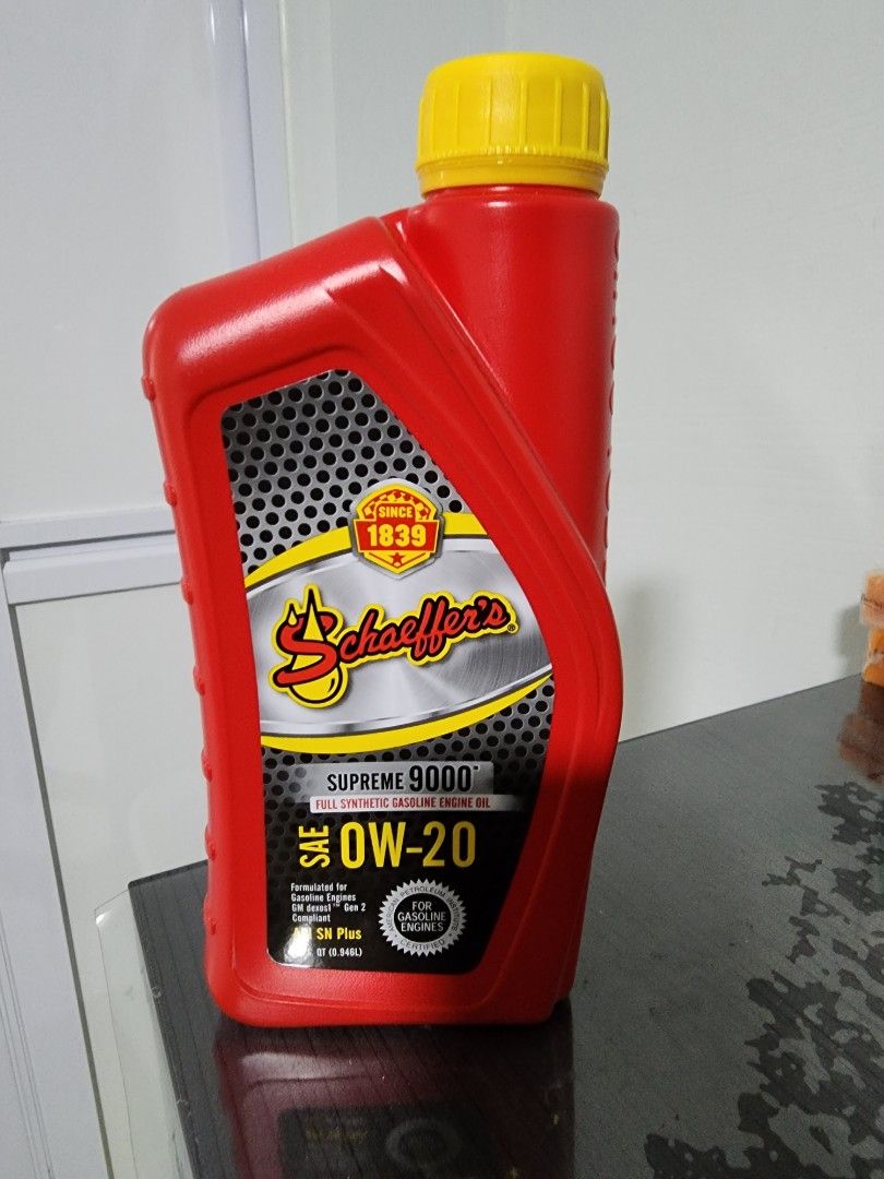 Schaeffer 0W20 Engine Oil, Car Accessories, Accessories on Carousell