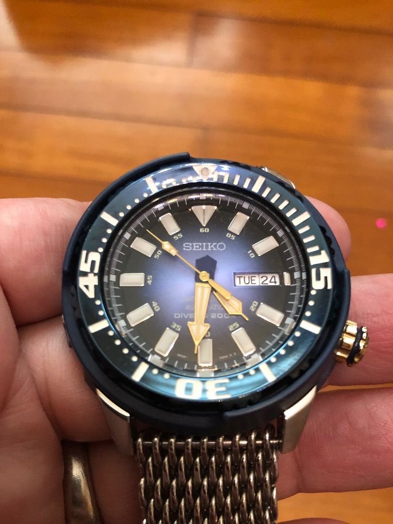 Seiko Blue Tuna SRP453 Limited Edition, Men's Fashion, Watches &  Accessories, Watches on Carousell