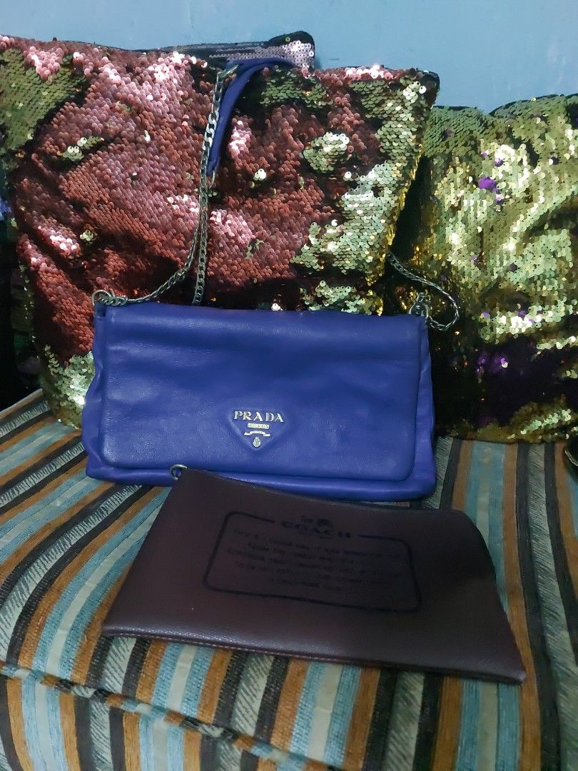 Royal blue coach bag deals
