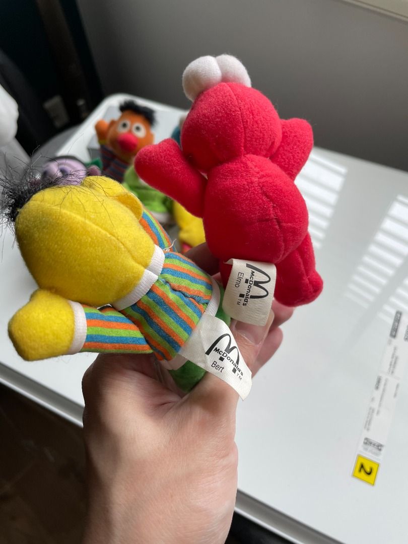 Sesame Street miniature soft toys set, Hobbies & Toys, Memorabilia