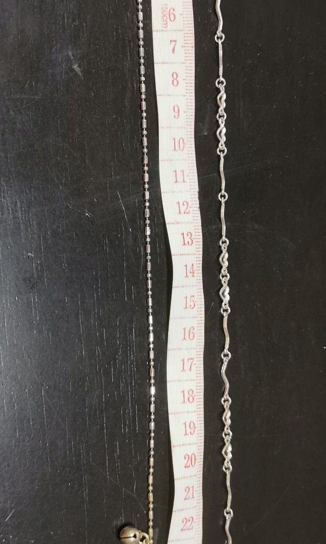 Silver Anklets (Category: Anklets) located in Subang Jaya. Submitted by YannisUSJ (Listing ID 1194243408, Image 3). Description: RM20 for 2 anklets. *goods sold are not refundable..