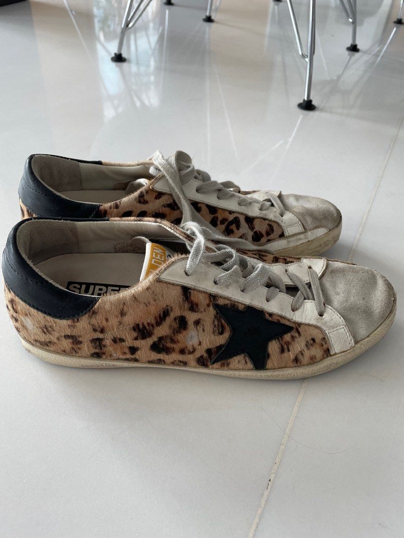 Size IT 40 Golden goose vintage leopard superstar Women s Fashion