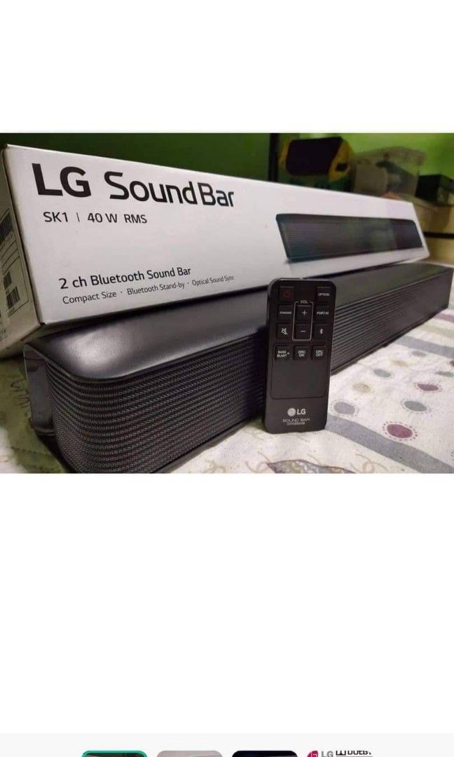Sound bar only no subs (Category: Soundbars, Speakers & Amplifiers) located in Quezon City. Submitted by luckgal (Listing ID 1194961949, Image 2). Description: 3500 each.