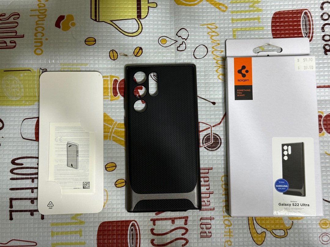 Spigen Neo Hybrid Case for Samsung Galaxy S22 Ultra, Mobile Phones