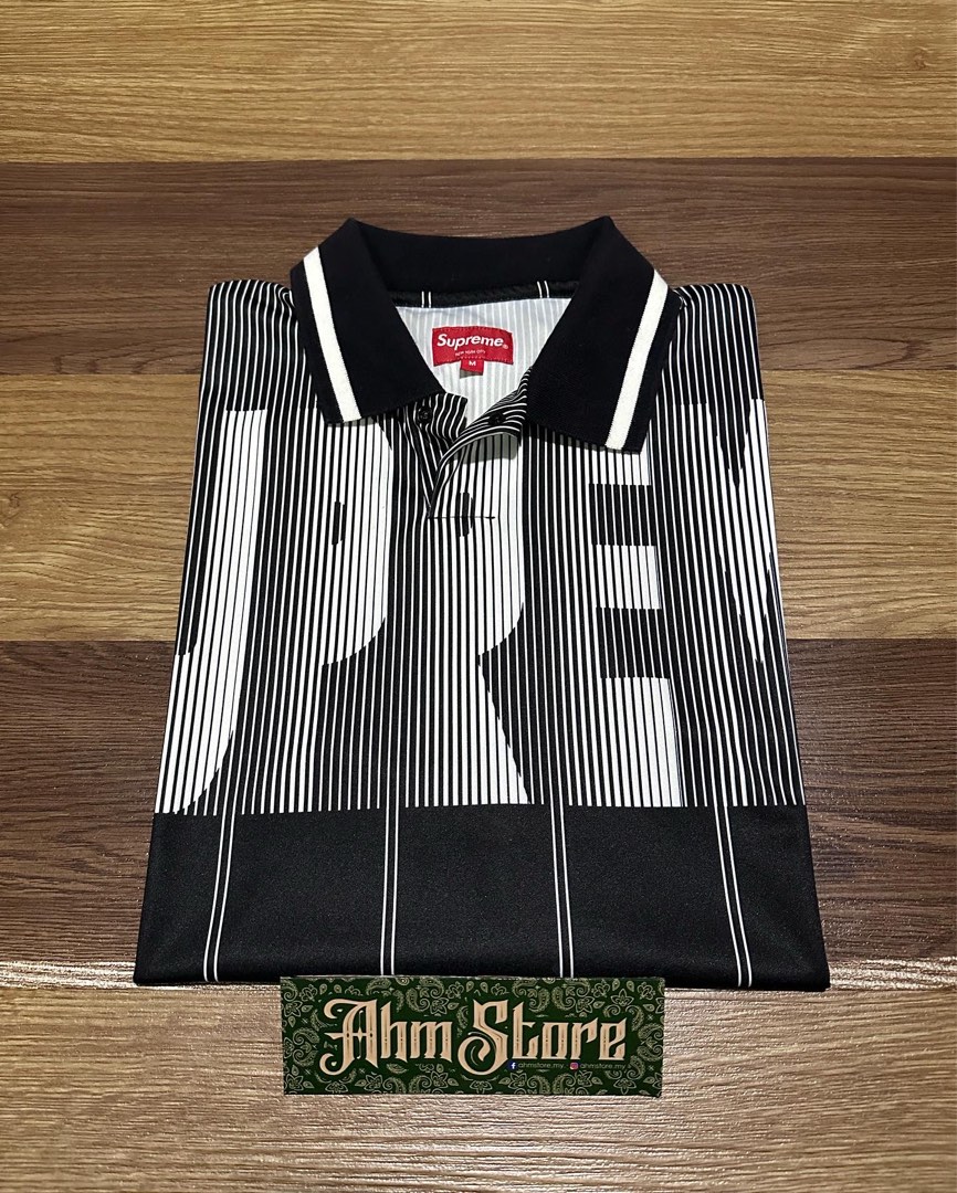 Supreme Soccer Polo Jersey Black, Men's Fashion, Tops & Sets, Tshirts &  Polo Shirts on Carousell