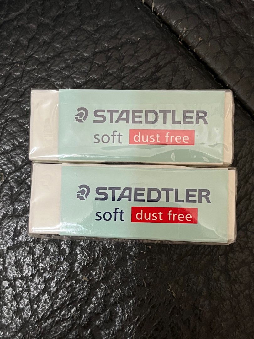 STAEDTLER eraser dust free 10 for 2, 興趣及遊戲, 書本 & 文具, 雜誌及其他 Carousell