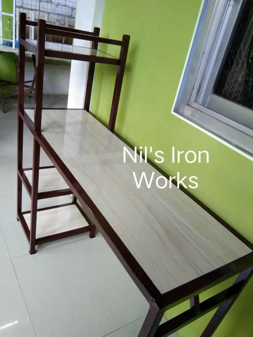 Study Table/WFH table with dividers, Furniture & Home Living, Furniture