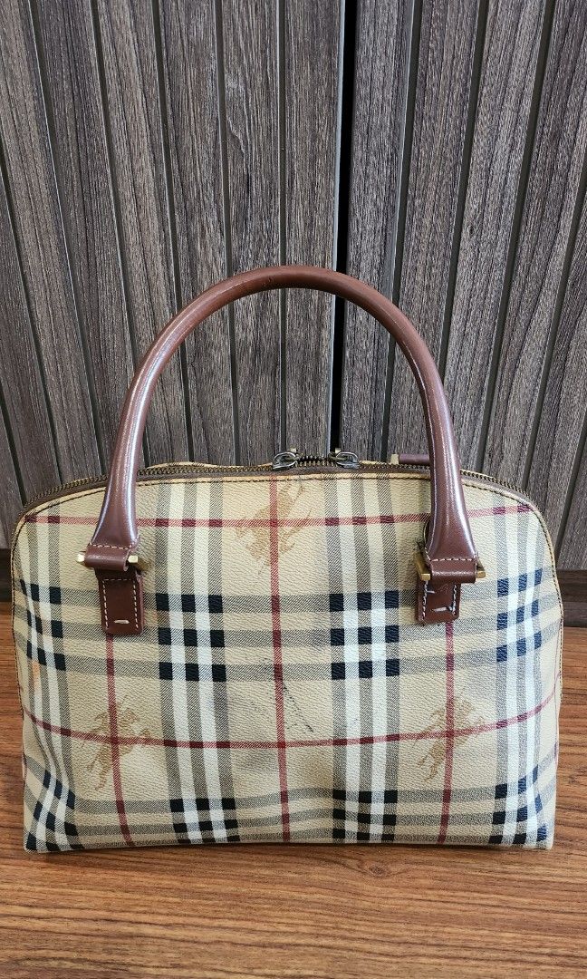 Burberry Alma Vintage, Fesyen Wanita, Tas & Dompet di Carousell