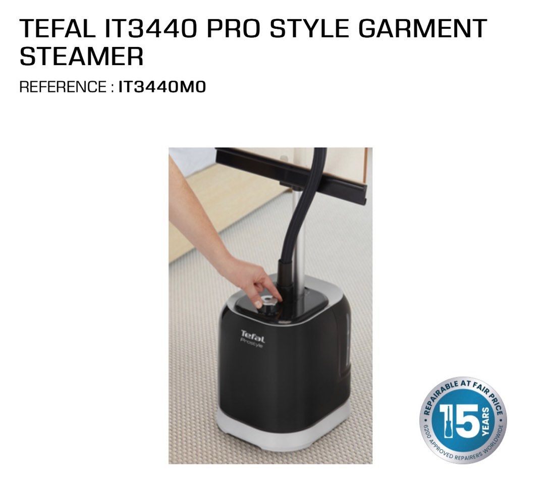 Tefal Garment Steamer IT3440, TV & Home Appliances, Irons & Steamers on